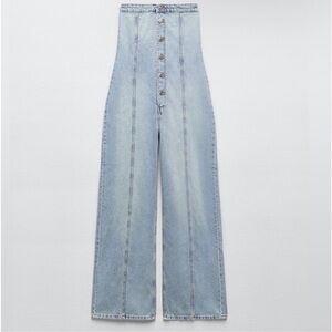 Zara Light Blue Flare Jeans